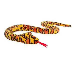 Peluche Serpiente Naranja Amarillo 175Cm