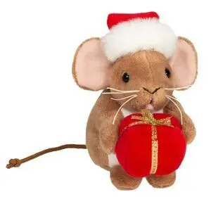 Ratón Navideño con Regalo