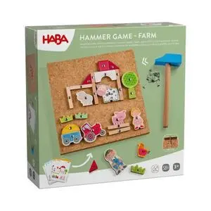 Juego de Clavos y Martillo Granja