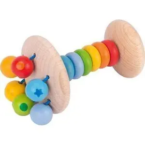 Sonajero Arcoiris con Perlas