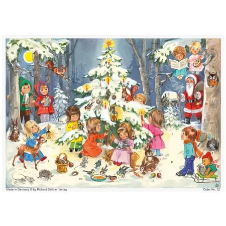 Calendario de Adviento Juego y Diversión en el Árbol de Navidad