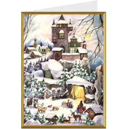 Postal de Navidad en el Castillo