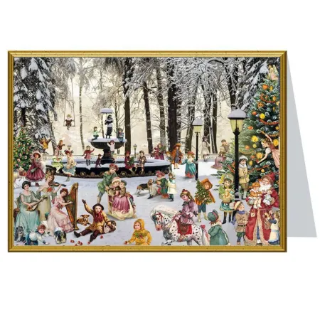 Postal de Navidad Fuente Nevada