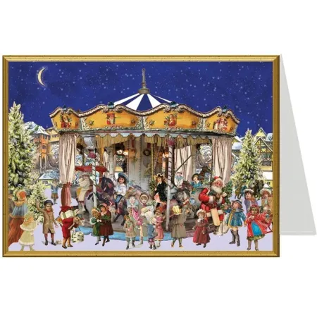 Postal de Navidad Carrusel