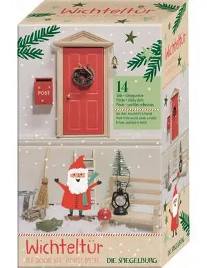 Puerta de Elfo Winter Magic In The Christmas Forest
