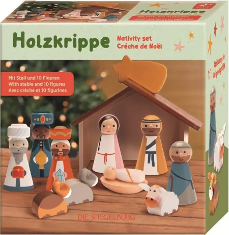 Belen de Madera Navidad
