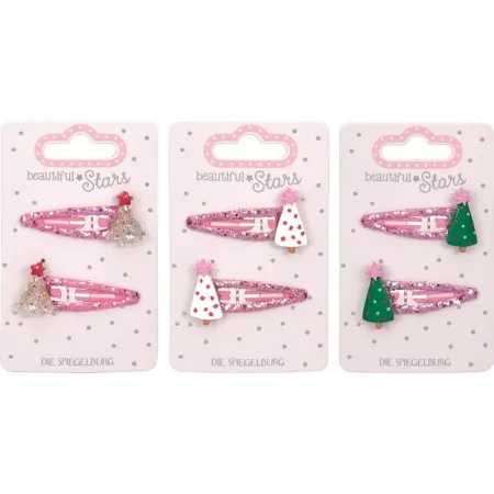 Clips para el Pelo Árbol de Navidad