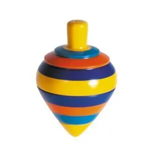 Peonza de Madera Colorines