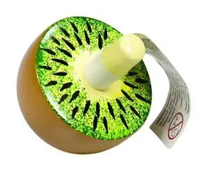 Peonza de Madera Fruta Kiwi
