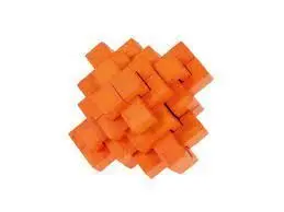 Iq-Test - Rompecabezas de Bamboo Naranja