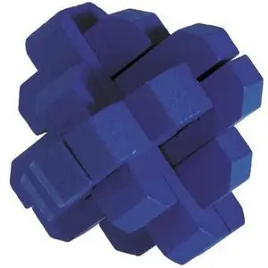 Iq-Test Puzzle de Madera Cruz de Bloques Lila