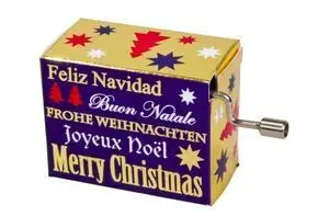 Caja de Música con Manivela - We Wish You a Merry Christmas