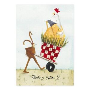 POSTAL FELICES PASCUAS - FROHE OSTERN