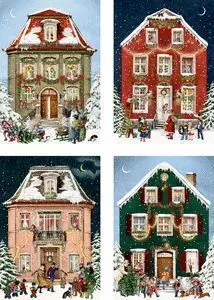 Mini Calendario Adviento - Casas Victorianas