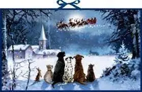 Calendario de Adviento la Visita de Santa Claus