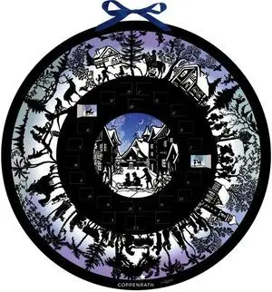 Calendario de Adviento Silueta Navidad