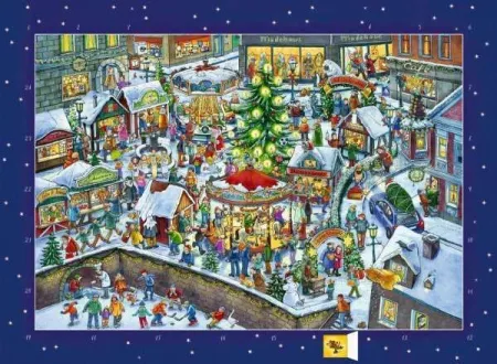 Calendario de Adviento el Mercado de Navidad