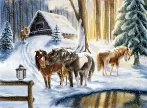 Calendario de Adviento Caballos