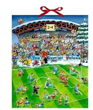 Calendario de Adviento Futbol con Mensajes en Aleman
