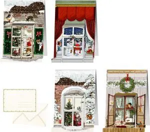 Postal Navidad por la Ventana - Teatrill