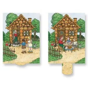 Postal Hansel y Gretel Movimiento