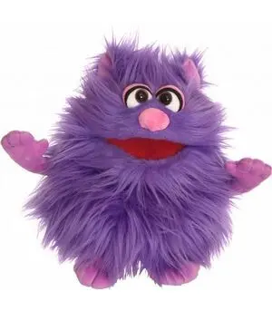 Títere Mops Monstruo Lila
