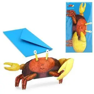 Postal 3D Cangrejo