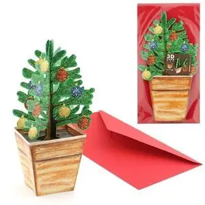 Postal 3D Arbol de Navidad