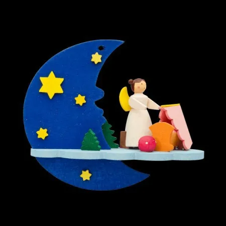 Ángel con Luna y Nube