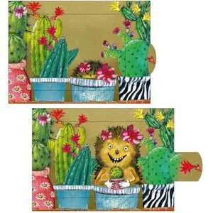 Postal Cactus con Movimiento