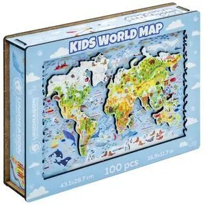 Kids World Map Unidragon
