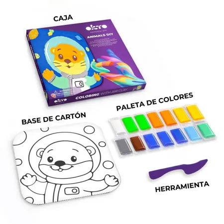 Colorea Diy Animales Nutria Astronauta