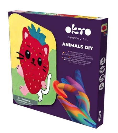 Colorea Dyi Animales Gato Fresa