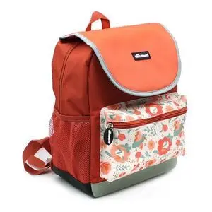 Mochila Escolar con Solapa Melimelos de Terracota