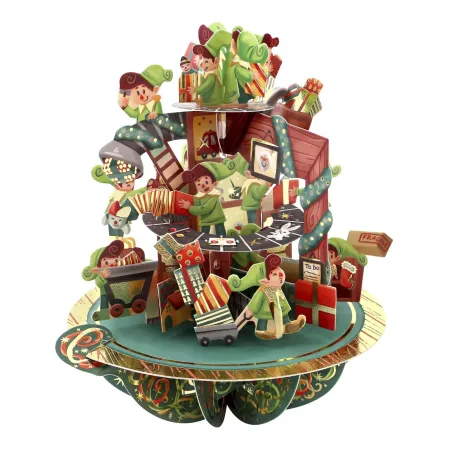Postal Pirouettes Taller Papa Noel