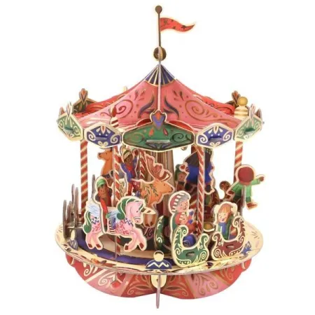Carrusel de Navidad para Construir
