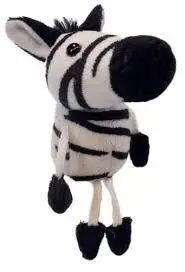Títere de Dedo Zebra