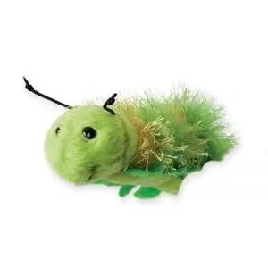 Marioneta de Dedo Oruga Verde