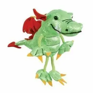 Títere de Dedo Dragón Verde