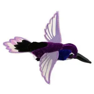 Marioneta de Dedo Colibrí Lila