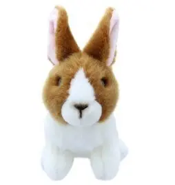 Conejo Blanco y Marron Mini
