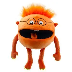 Marioneta Baby Monster - Naranja