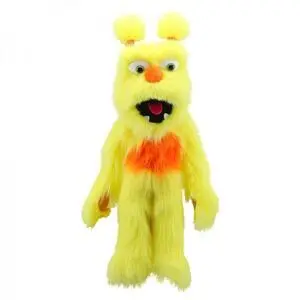 Marioneta de Mano de Monstruo Amarillo