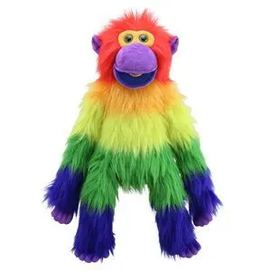 Marioneta Mono Arcoiris