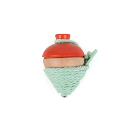 Peonzas de Madera con Cuerda `Color Bloom`rojo