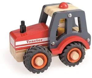 Tractor de Madera  Juguete Educativo y Duradero