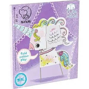 Mini Cabeza Cubo Unicornios