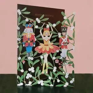 Postal Bailarina Troquelada