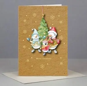 Tarjeta Adorno Felices Fiestas
