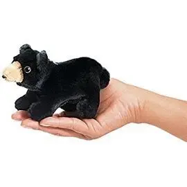Títere de Dedo Oso Negro